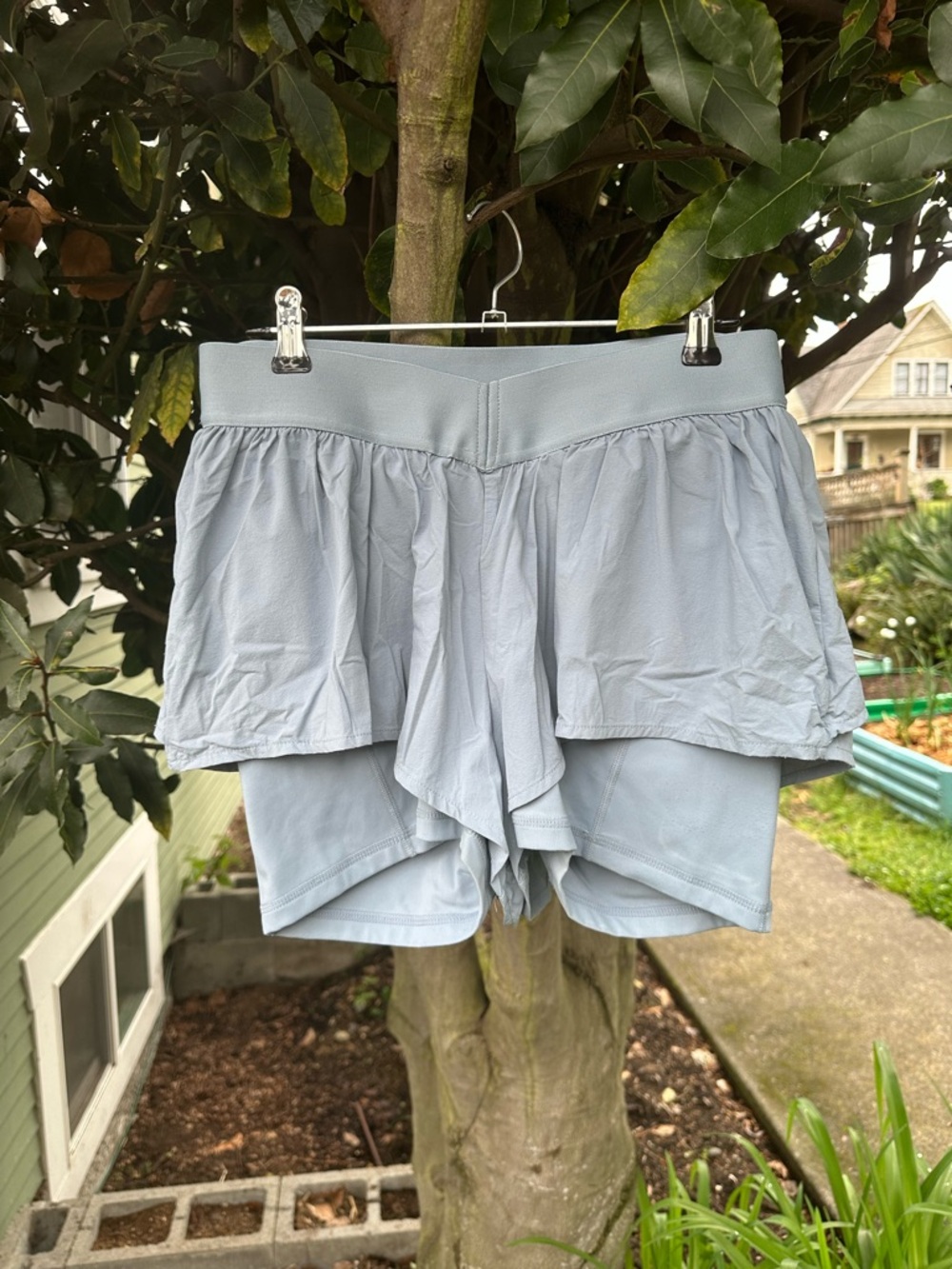 POPFLEX On The Run Ruffle Short - Blue Storm (Brand New!!)
